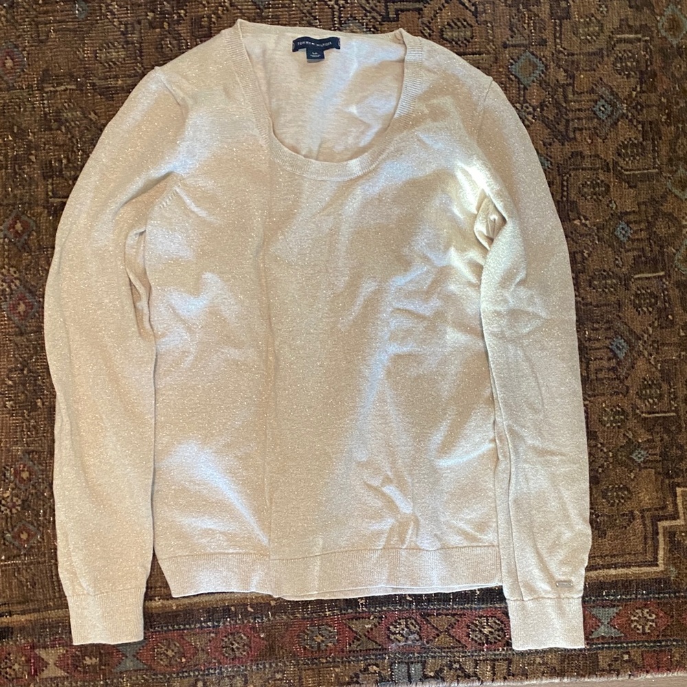Tommy Hilfiger gold sweater